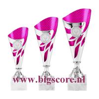 AR1445 Beker Roze-Zilver