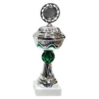 153:  AUB 113 Beker Groen-Zilver