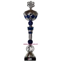 185: AUB 503 Beker Blauw-Zilver