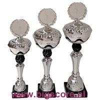 038: AUB 005 Beker Zwart-Zilver