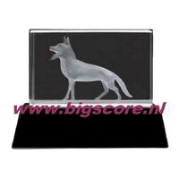 Herdershond 3D Kristal BSST 68214