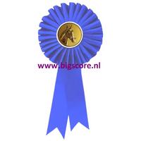 Rozet 3 Blauw LAATSTE 5 STUKS