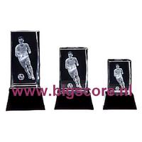 Voetbal 3D Kristal BSST 68140