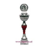 Z 606 Beker Rood-Zilver