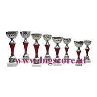 Z 642 Beker Rood-Zilver