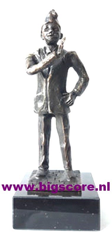 Adjudant sculptuur brons 