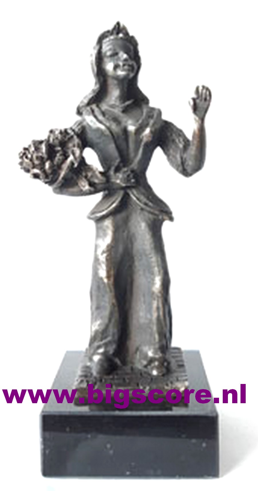 Prinses sculptuur brons