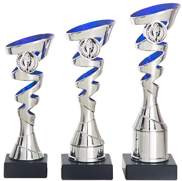 AK5480 Kunststofbeker Blauw-Zilver