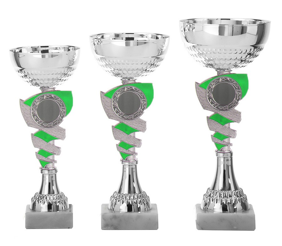 AR1430 Beker Zilver-Groen