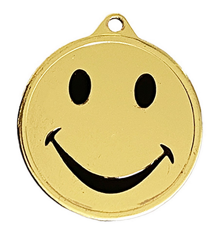 M099 Medaille goud Ø 45 mm Smile Compleet