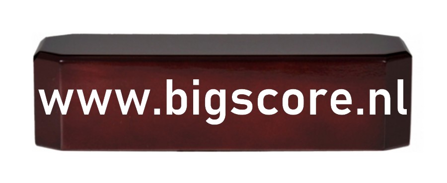 BAHR02085 Houten MDF Voet Rood