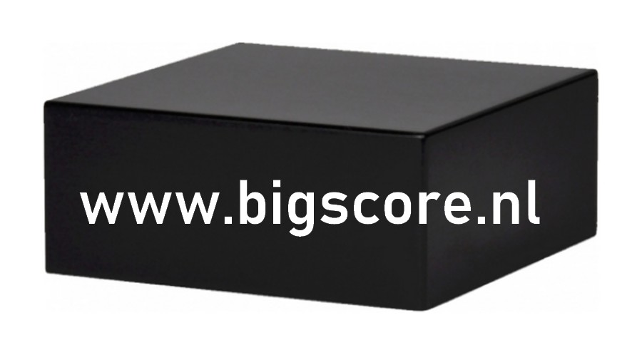 BAHZW00884 Houten MDF Voet Zwart