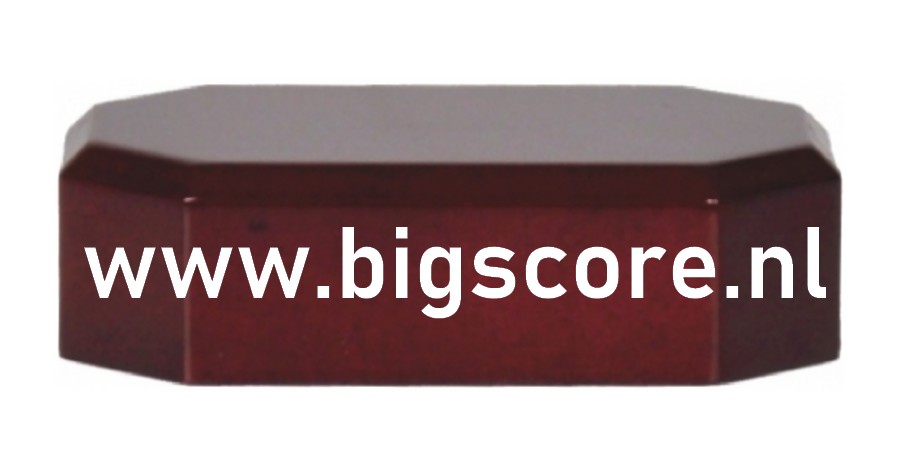 BAHR00962 Houten MDF Voet Rood