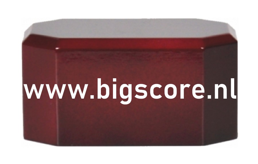 BAHR00964 Houten MDF Voet Rood