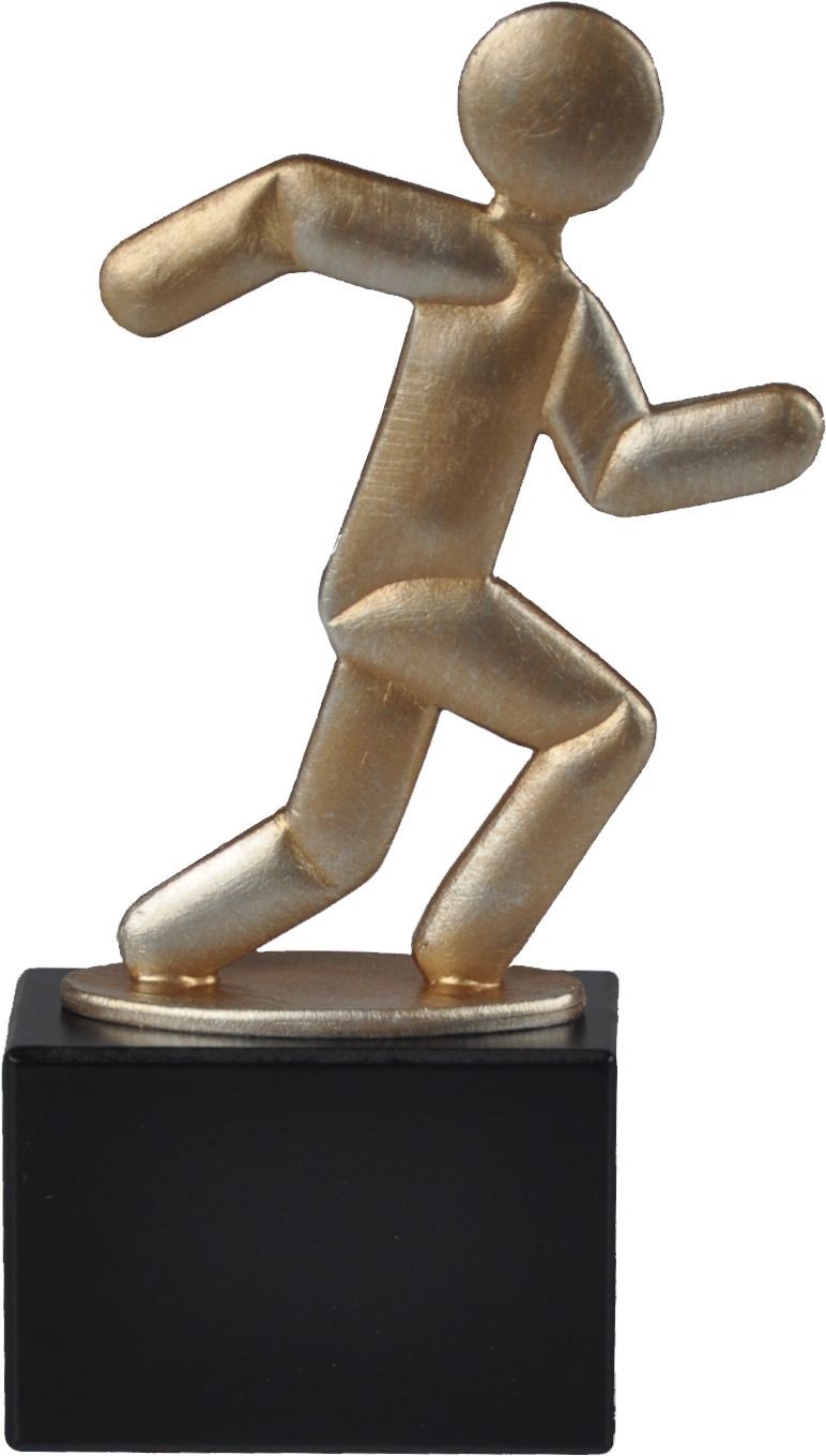 Hardlopen Metaalstandaard goud BEL023