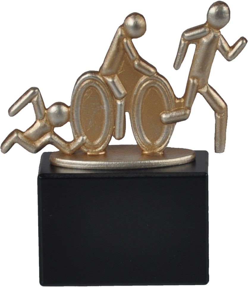 Triathlon Metaalstandaard goud BEL029