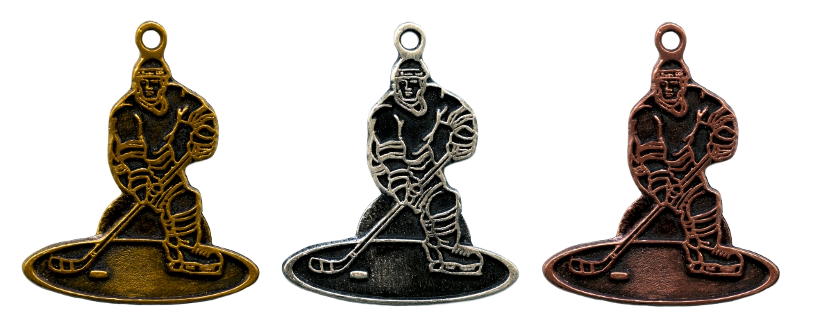 IJshockey Medaille goud-zilver-brons MTL813