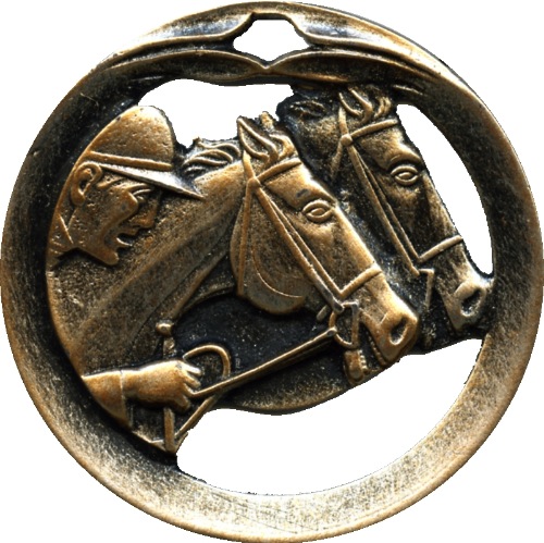 Paardensport Medaille goud-zilver-brons MTL909
