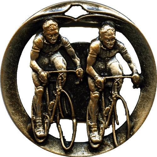 Wielrennen Medaille goud-zilver-brons MTL914