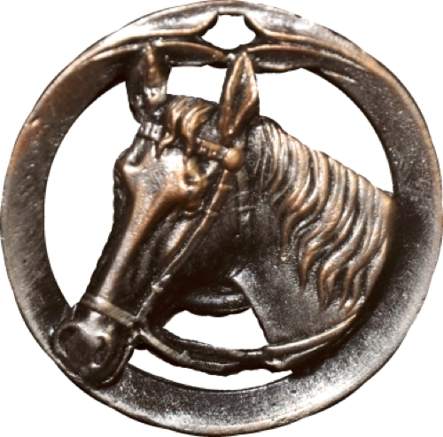 Paardenhoofd Medaille goud-zilver-brons MTL920