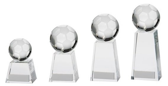 Voetbal 3D Kristal CR16207