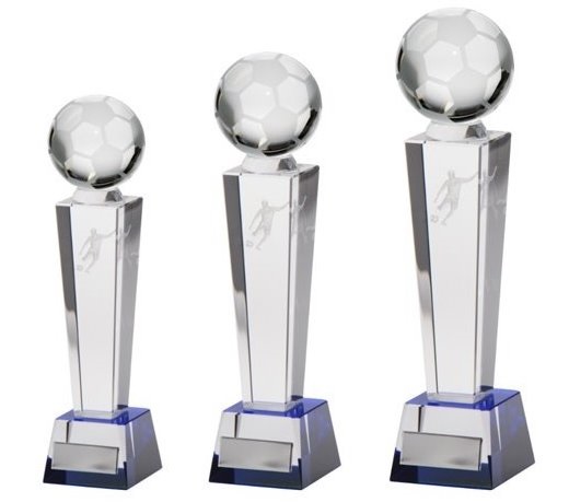 Voetbal 3D Kristal CR9034